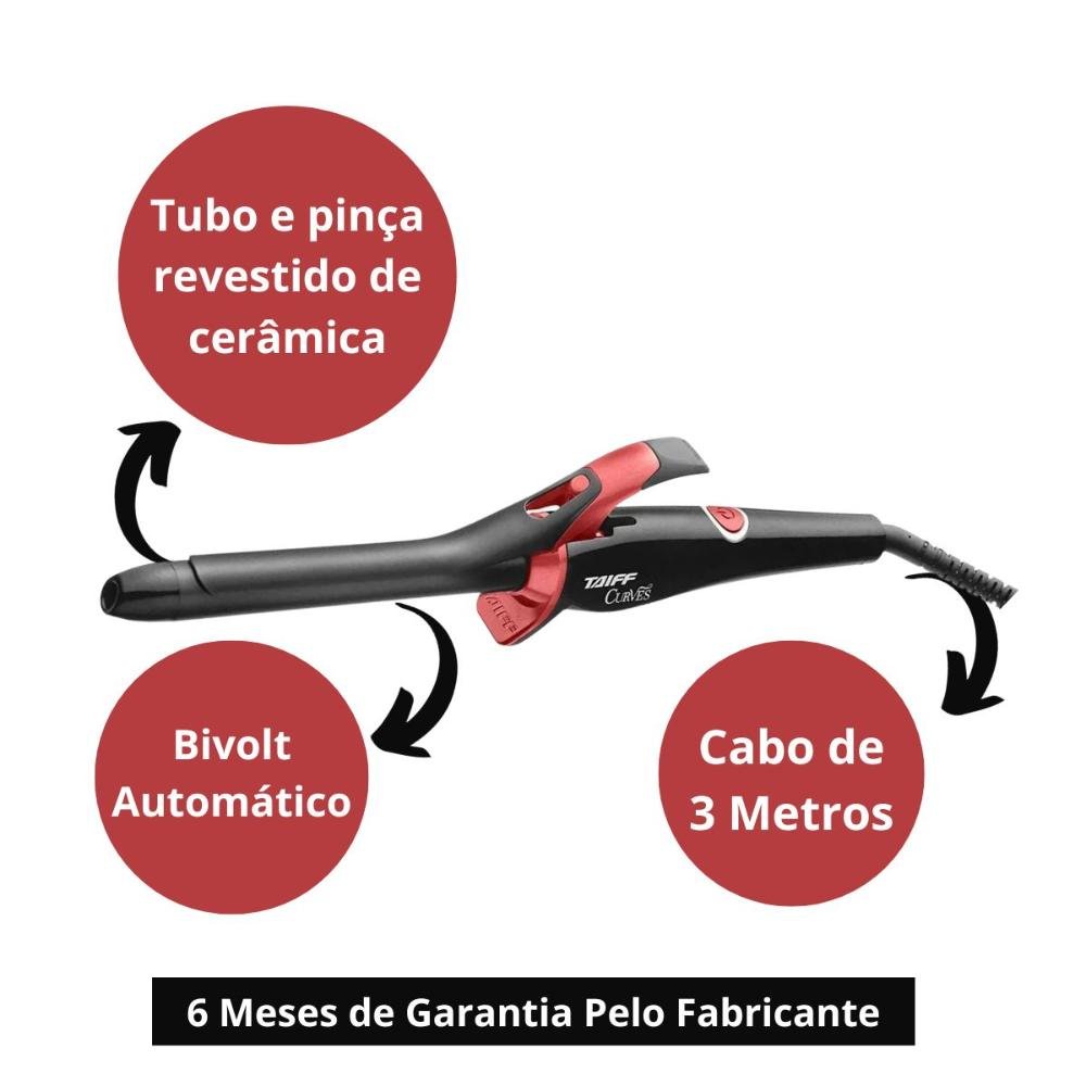 Modelador Taiff Curves 19mm 3/4 210°c Bivolt Bivolt 2