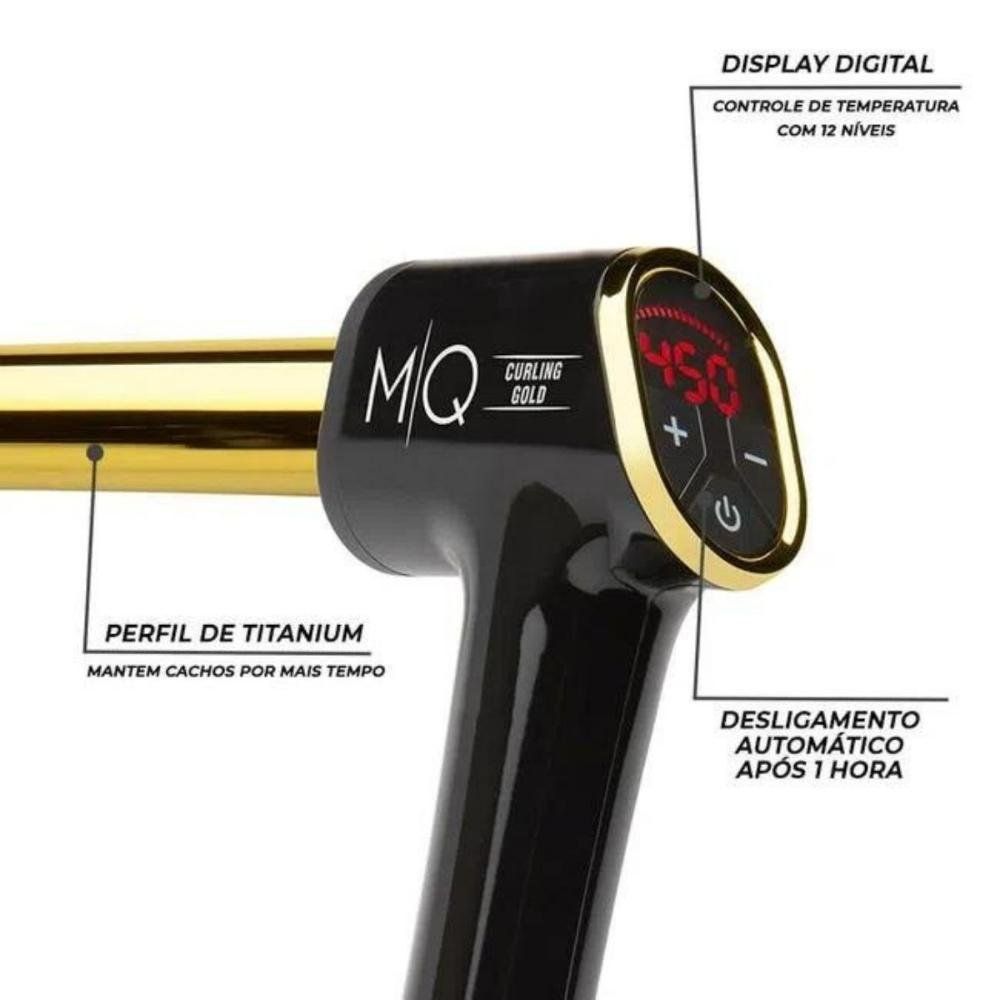 Mq Professional Modelador Curling Gold 25mm Bivolt Bivolt 4