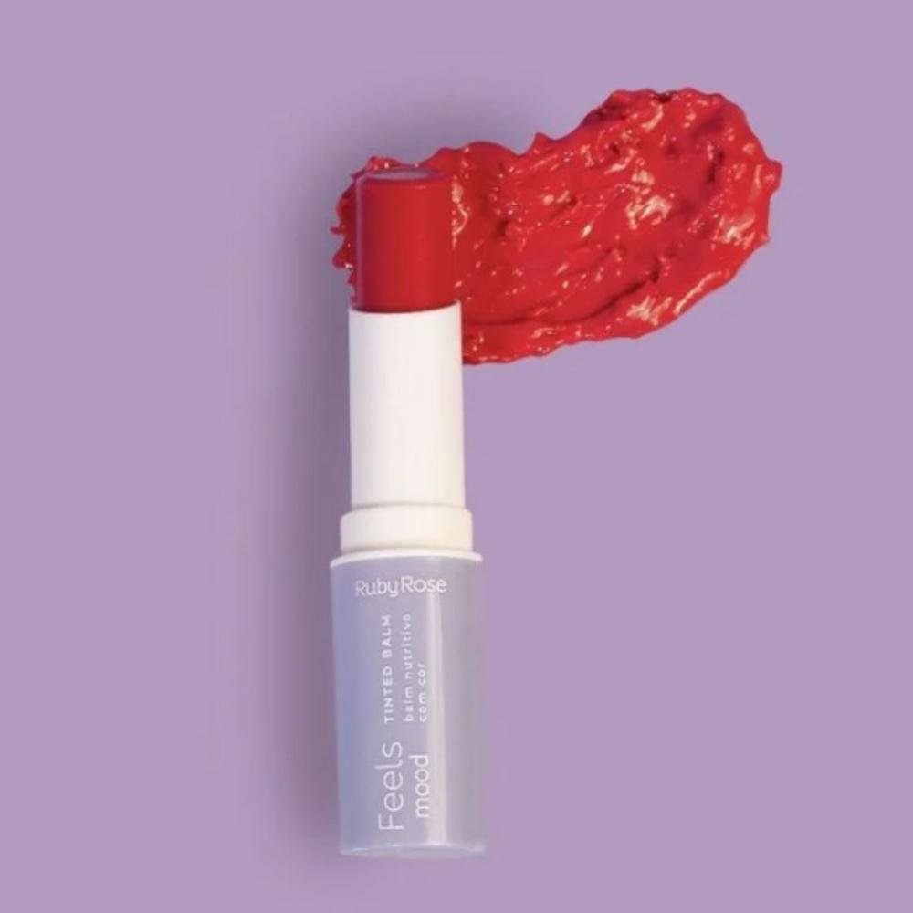 Balm Nutritivo Feels Mood Ruby Rose Tinted Red T30 3g Tinted Red 4