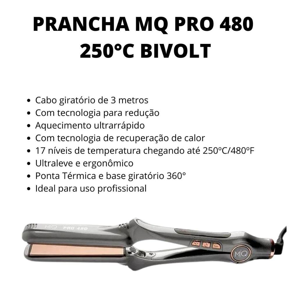 Prancha Mq Pro 480 250°c Bivolt Bivolt 2