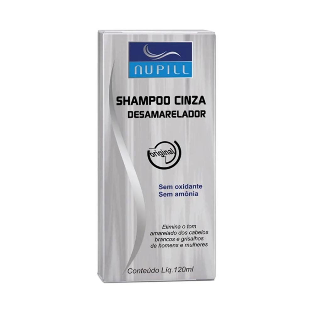 Shampoo Cinza Desamarelador Nupill 120ml 120ml 4