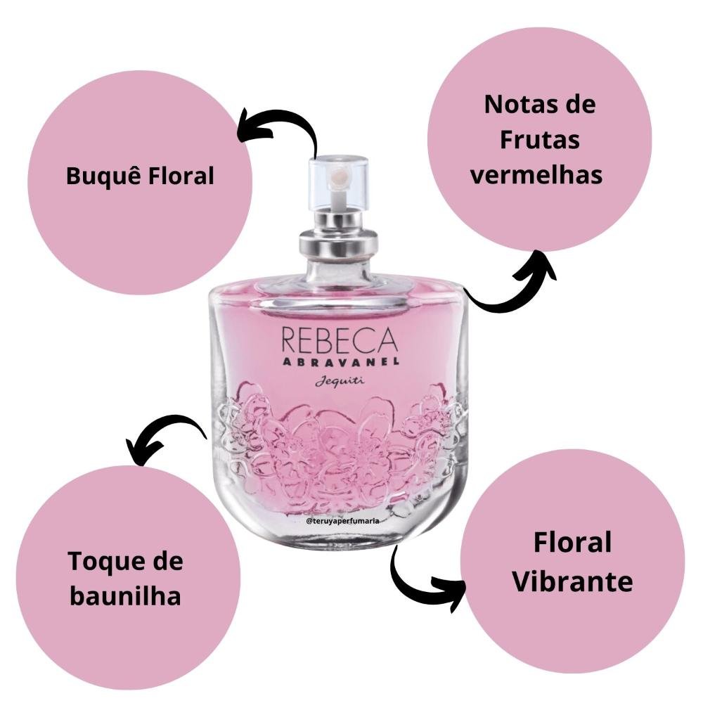 Desodorante Colônia Feminina Jequiti Rebeca Abravanel 25ml 25ml 2