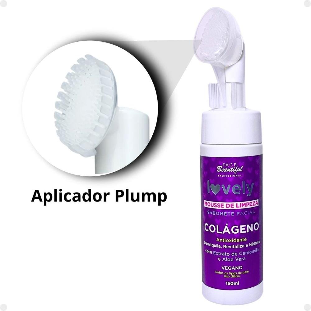 Mousse de Limpeza Face Beautiful Colágeno 150ml 150ml 3