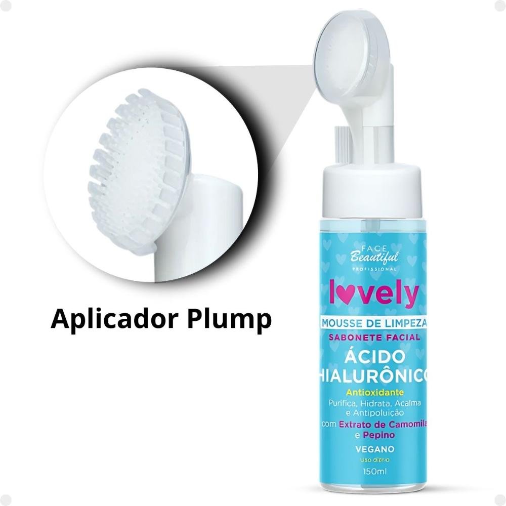Mousse de Limpeza Face Beautiful Ácido Hialurônico 150ml 150ml 3