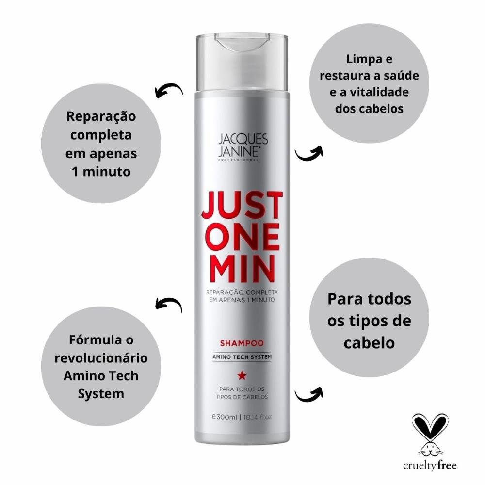 Shampoo Jacques Janine Just One Min 300ml 300ml 2
