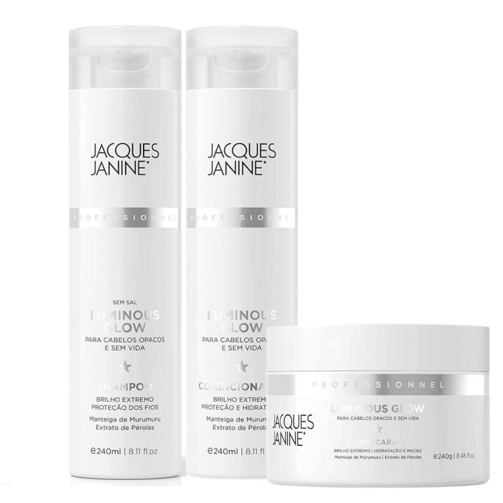 Kit Jacques Janine Luminous Glow: Shampoo, Condicionador e Máscara 240g 240g 1