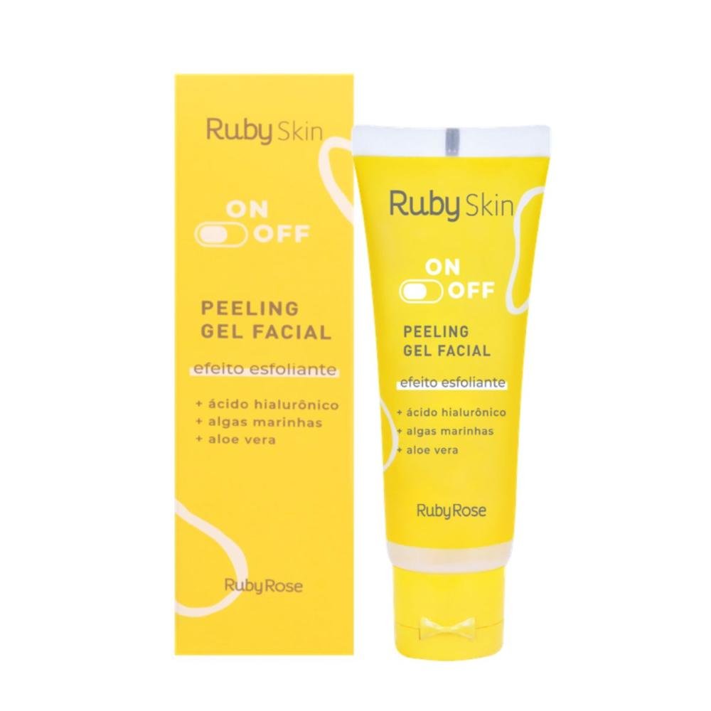 Peeling Gel Facial Ruby Skin On Off Efeito Esfoliante 50g 50g 1