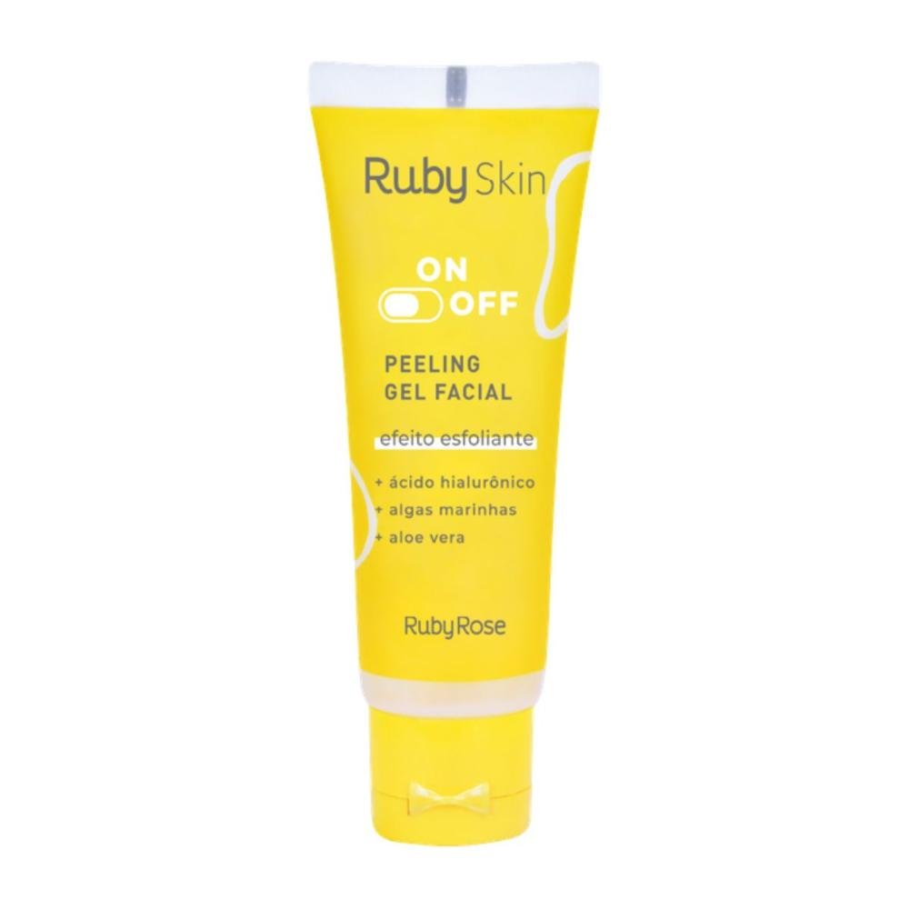 Peeling Gel Facial Ruby Skin On Off Efeito Esfoliante 50g 50g 3