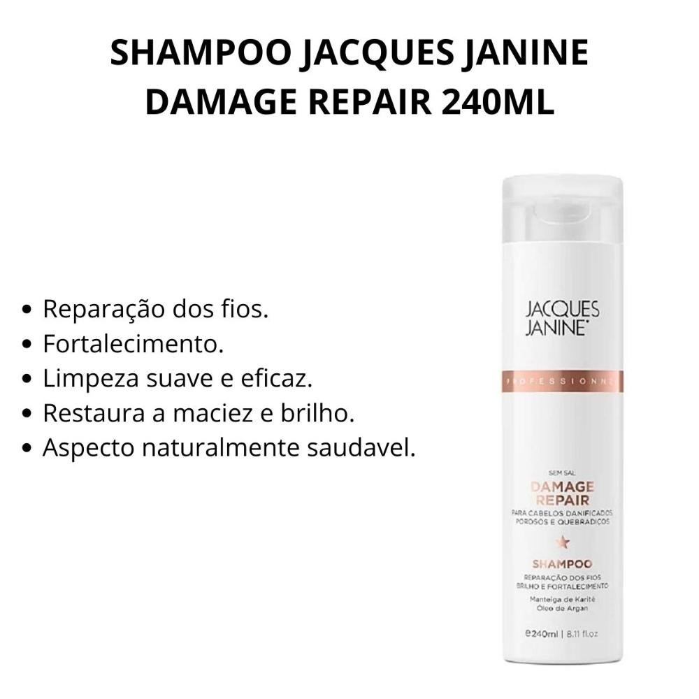 Shampoo Jacques Janine Damage Repair 240ml 240ml 2
