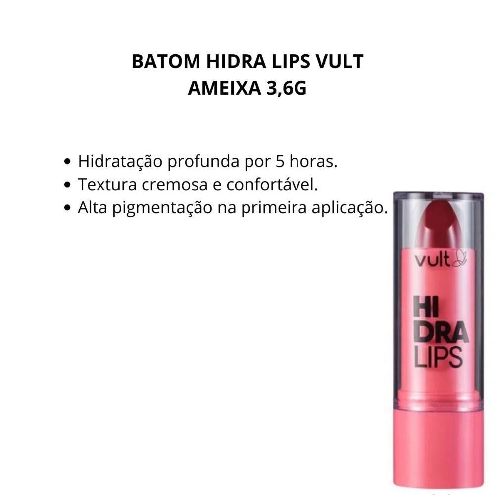 Batom Hidra Lips Vult Ameixa 3,6g Ameixa 2