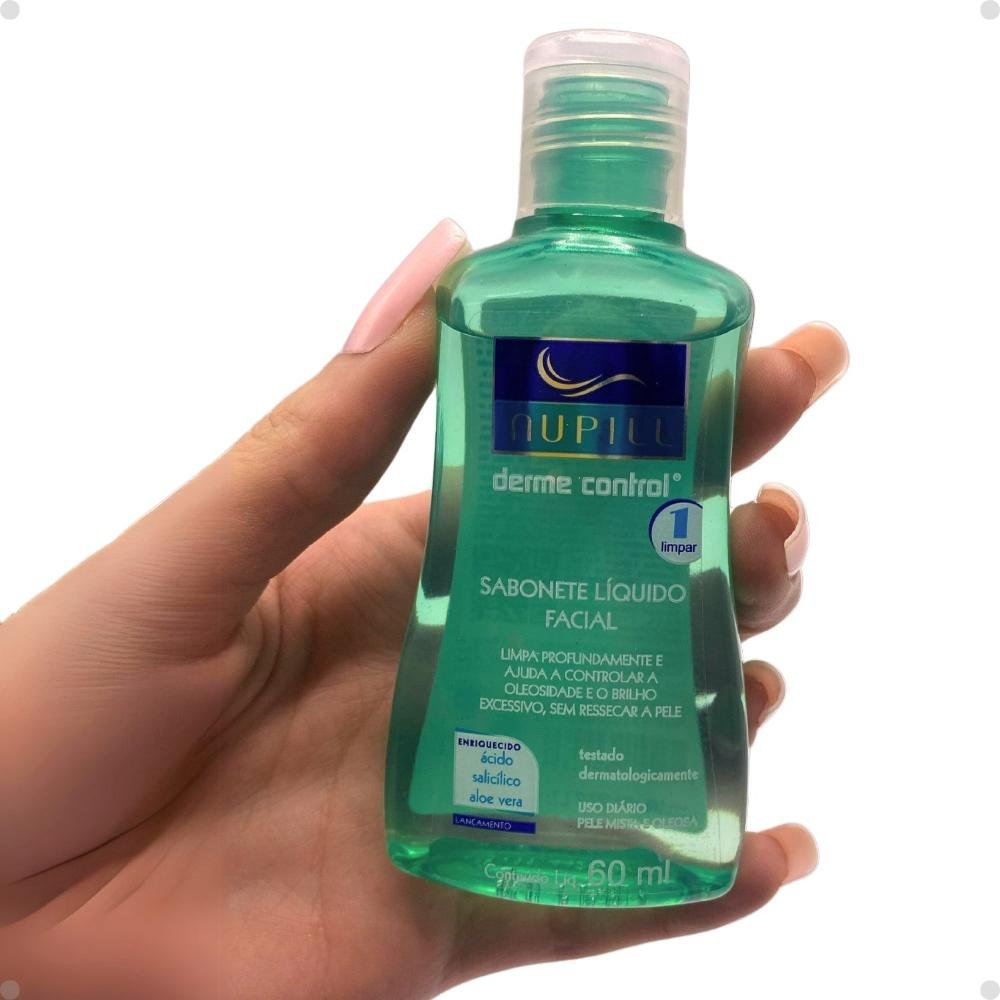 Sabonete Líquido Nupill Derme Control Facial 60ml 60ml 5