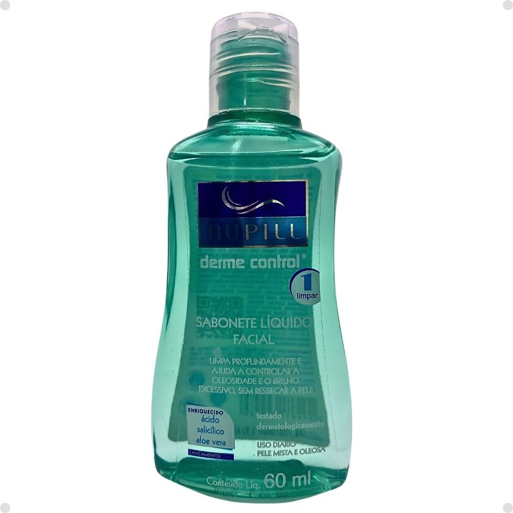 Sabonete Líquido Nupill Derme Control Facial 60ml 60ml 6