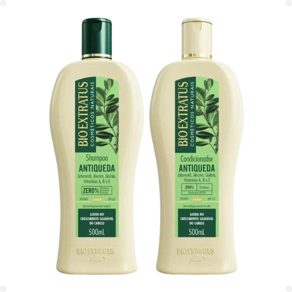 Shampoo + Condicionador Antiqueda Bio Extratus Jaborandi 500ml ÚNICO 1
