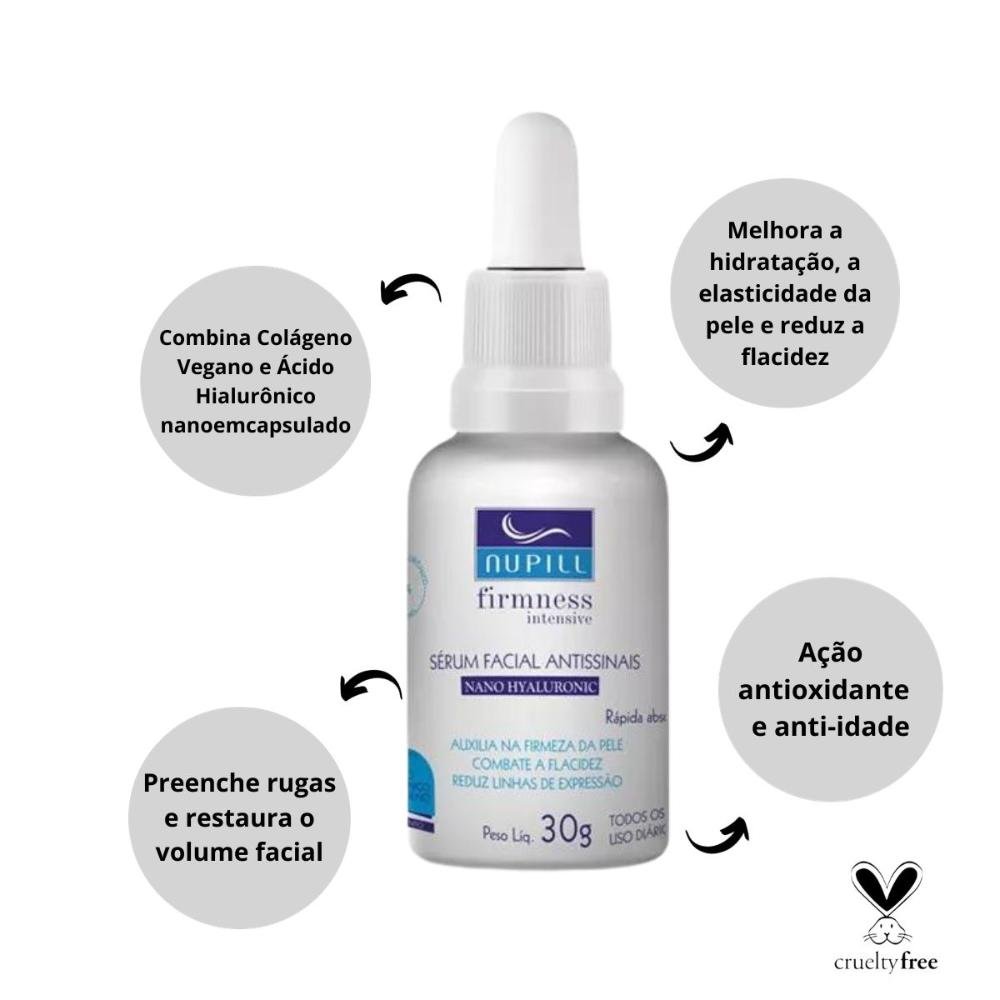 Sérum Facial Antissinais Nupill Firmness Intensive Nano Hyaluronic 30g 30g 2