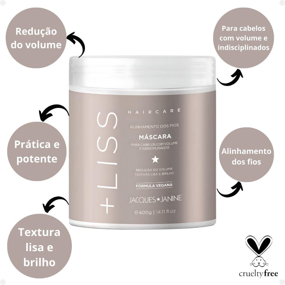 Máscara Condicionadora Jacques Janine + Liss 400g ÚNICO 2
