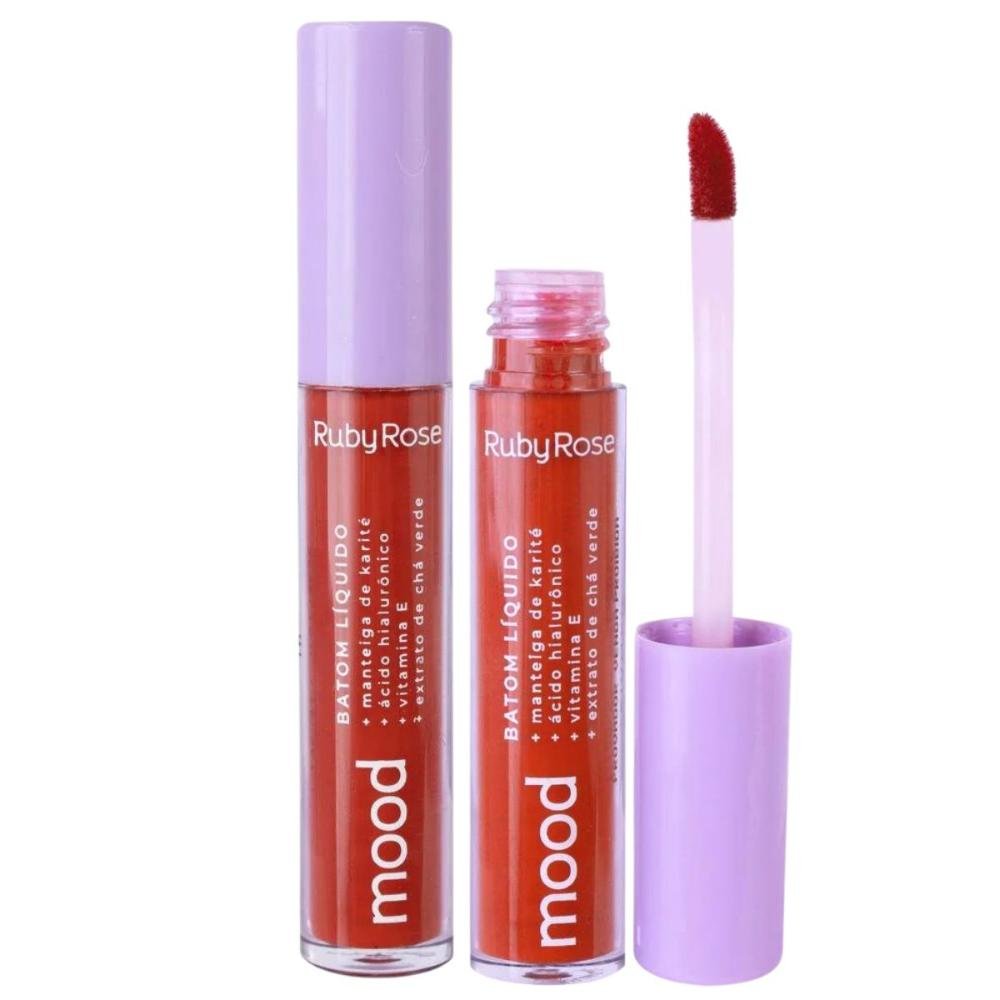 Batom Liquido Ruby Rose Mood Relief 16 3,2ml Relief 1