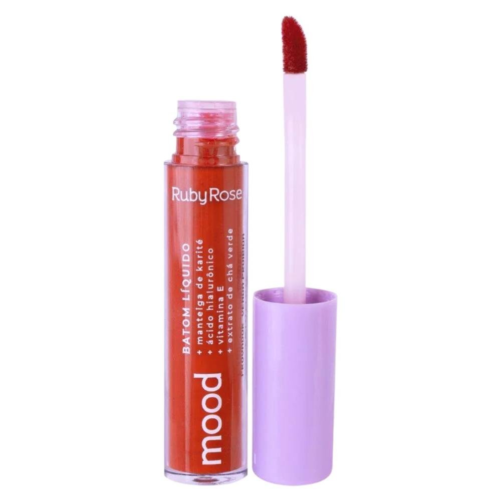Batom Liquido Ruby Rose Mood Relief 16 3,2ml Relief 4