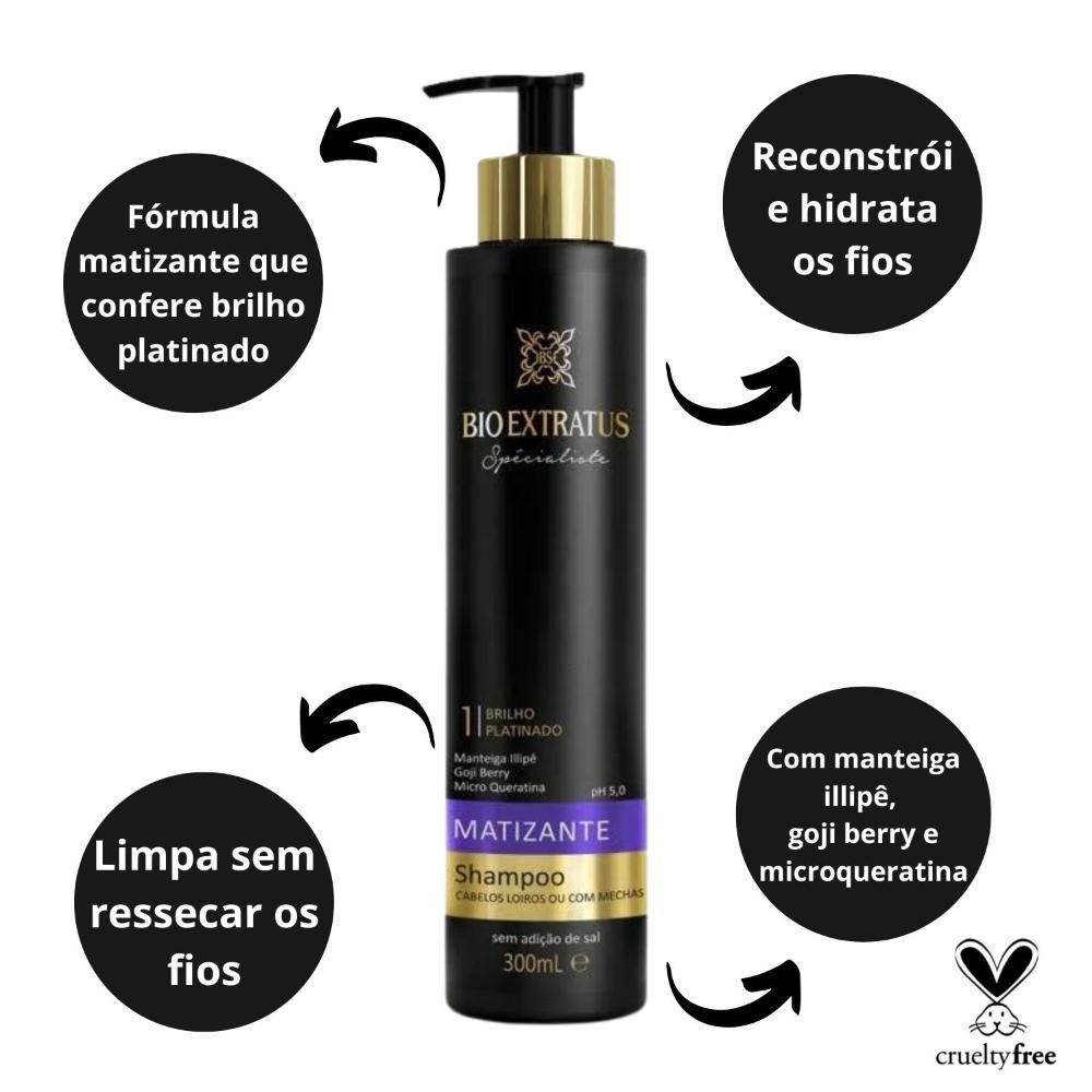 Shampoo Bio Extratus Specialiste Matizante 300ml 300ml 2