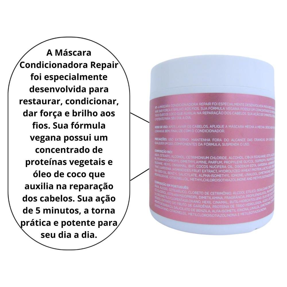 Máscara Condicionadora Jacques Janine Repair 400g 400g 4