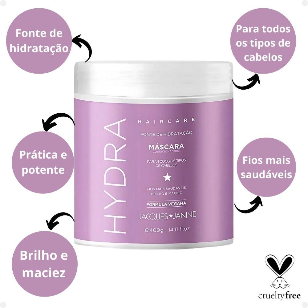 Máscara Condicionadora Jacques Janine Hydra 400g 400g 2