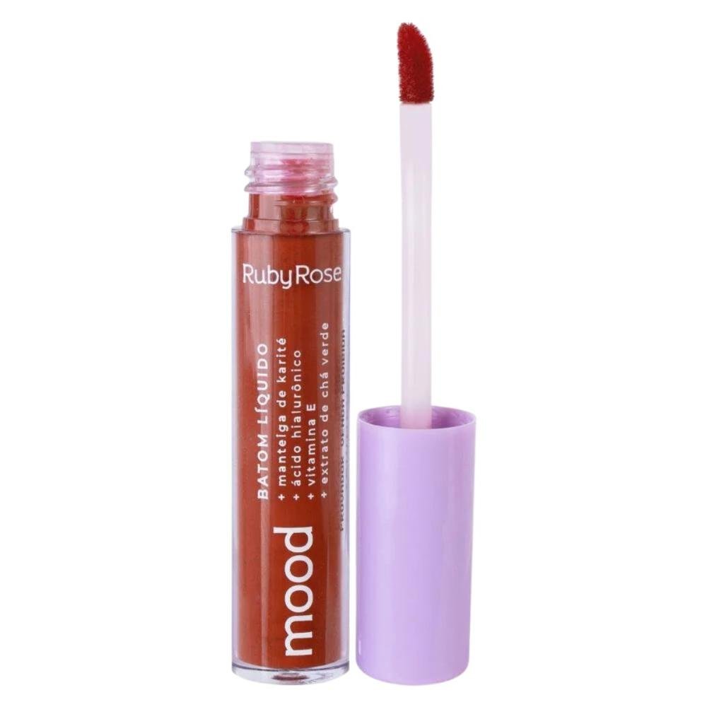Batom Liquido Ruby Rose Mood Triumph 15 3,2ml Triumph 4