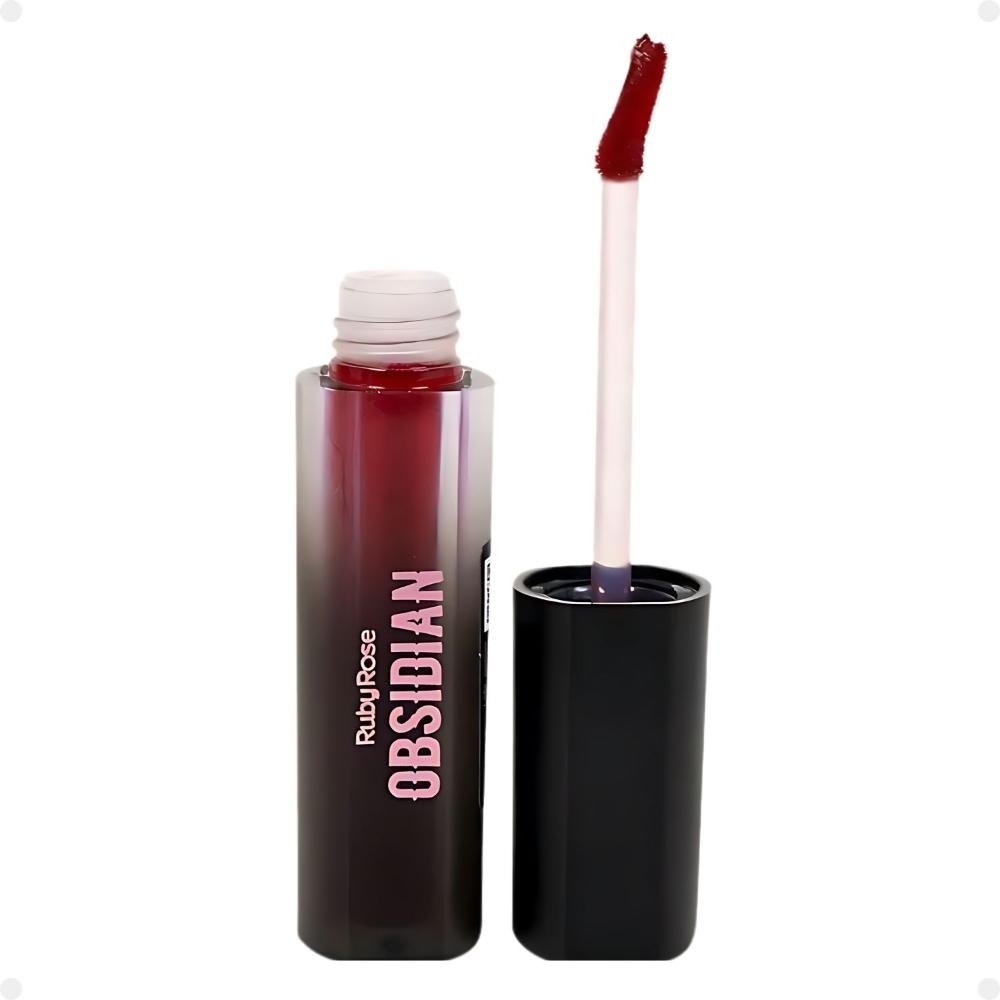 Batom Líquido Ruby Rose Obsidian Crème Lip Ocl06 Hb-7100-6 Ocl06 3