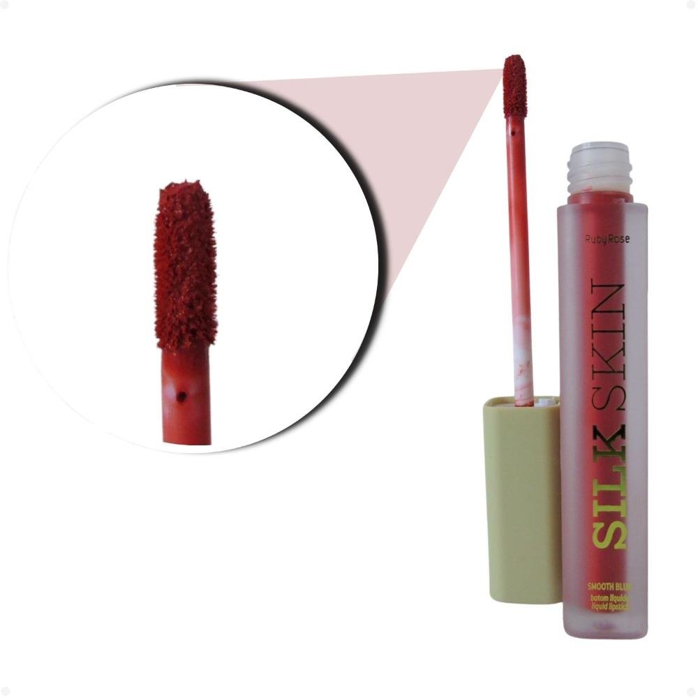 Batom Líquido Ruby Rose Silk Skin Smooth Blur Timeless 4ml HB-F7100-1 Timeless 3