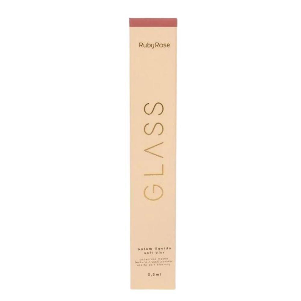 Batom Líquido Soft Blur Ruby Rose Glass Bg06 3,3ml Bg06 5