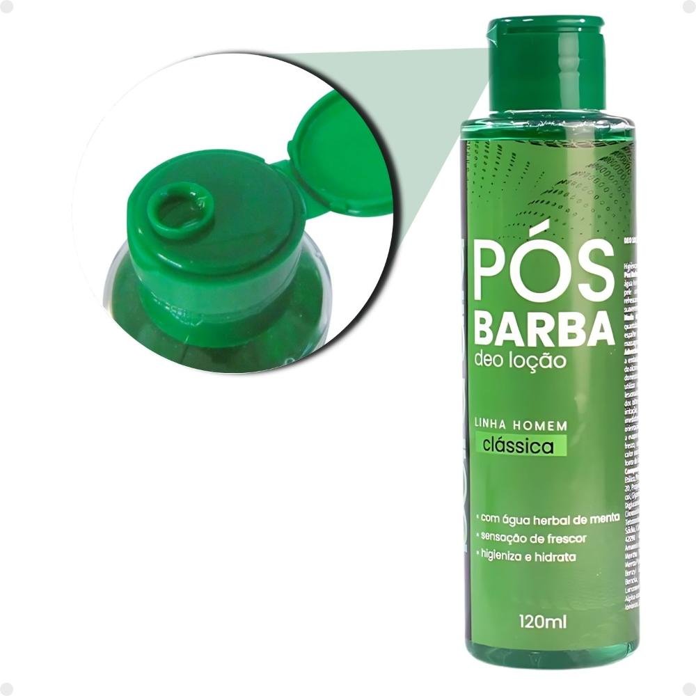 Deo Loção Beira Alta Pós Barba Homem Clássica 120ml 120ml 3