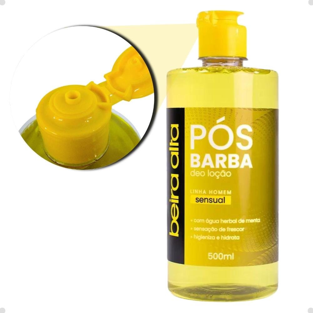 Deo Loção Beira Alta Pós Barba Homem Seduction 500ml 500ml 3