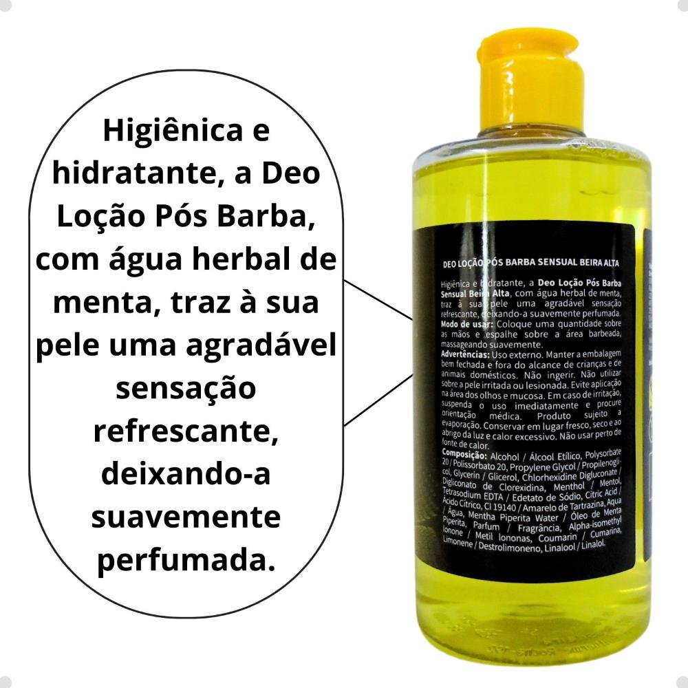 Deo Loção Beira Alta Pós Barba Homem Seduction 500ml 500ml 4