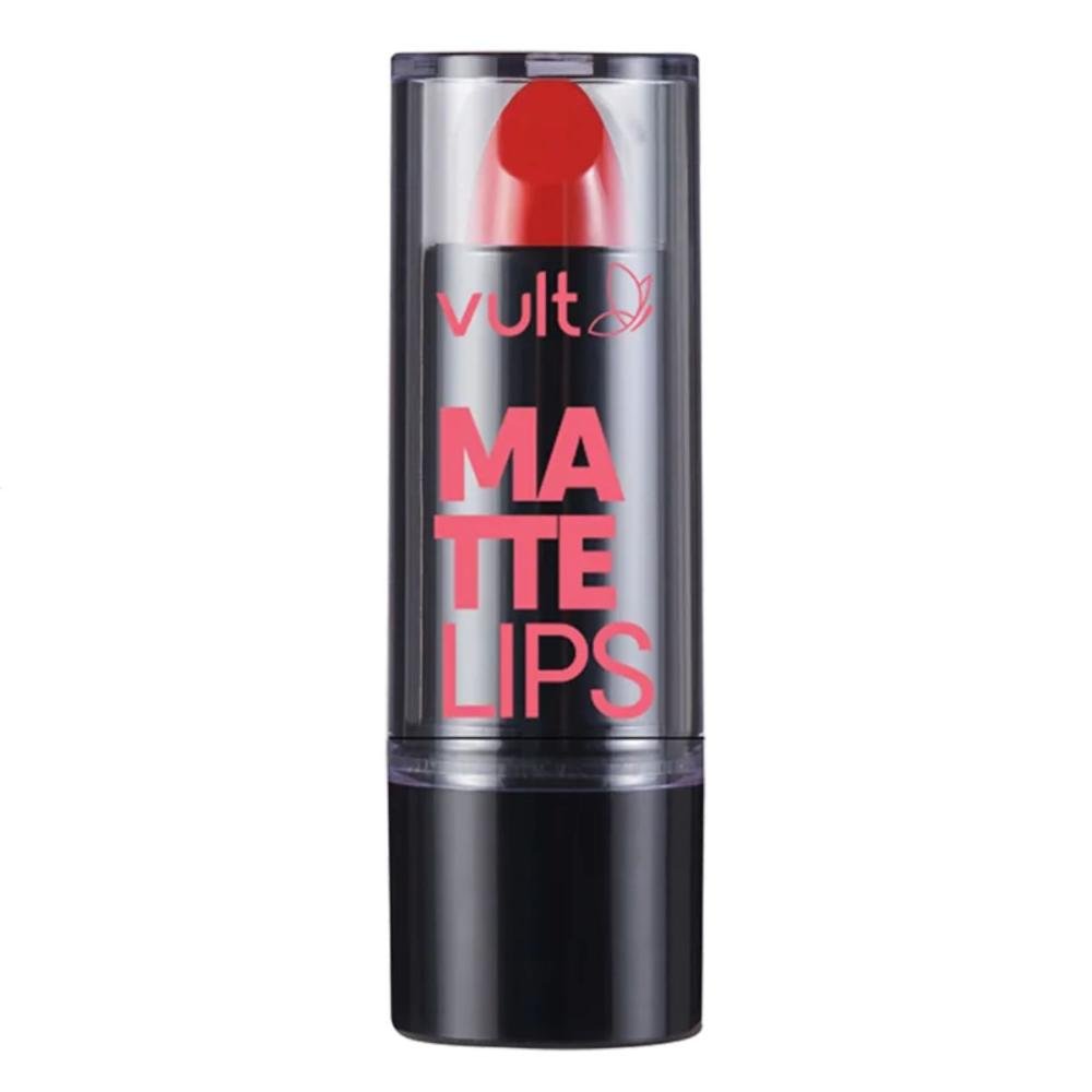 Batom Vult Matte Lips Vermelho Real 3,8g Vermelho Real 4