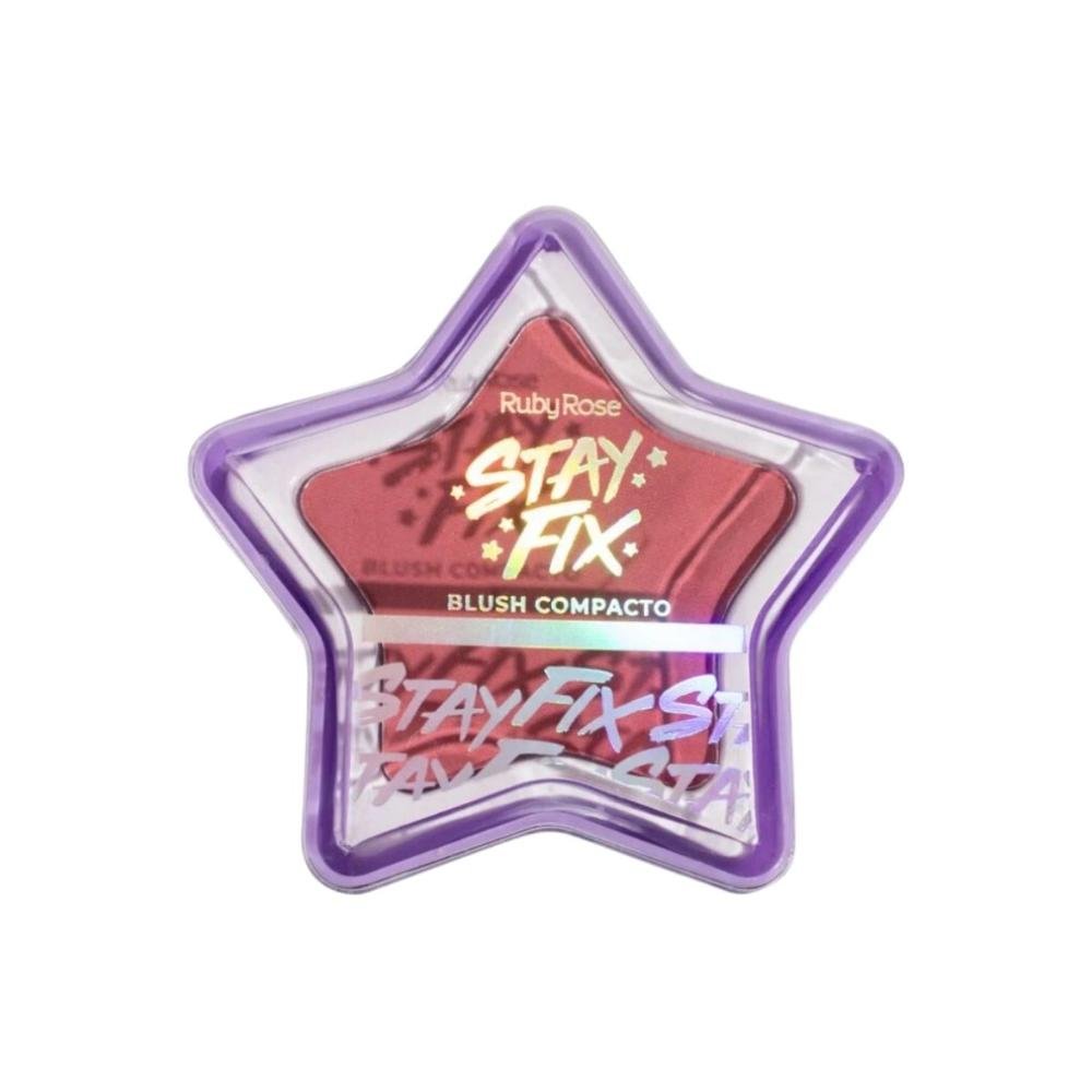 Blush Compacto Ruby Rose Stay Fix St10 5,3g St10 1