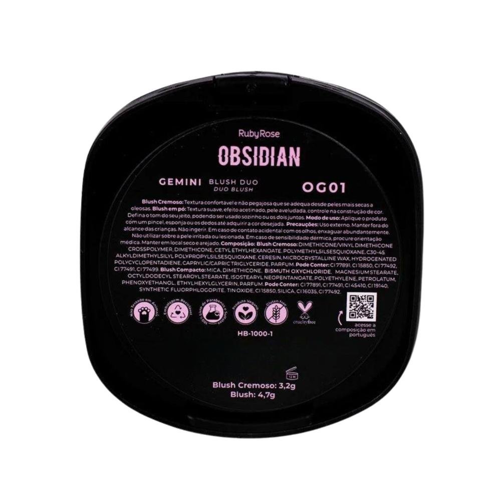 Blush Duo Ruby Rose Obsidian Gemini Og01 Og01 6