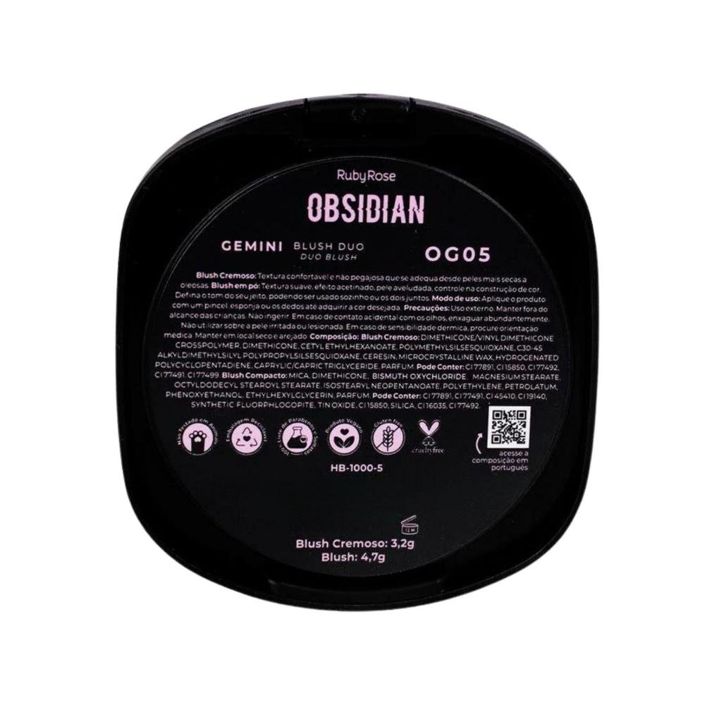 Blush Duo Ruby Rose Obsidian Gemini Og05 Og05 6
