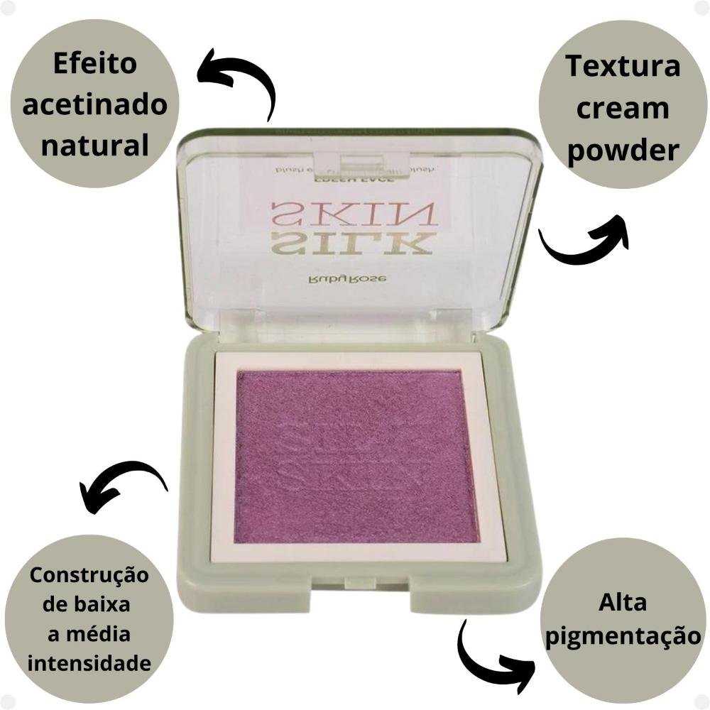 Blush em Creme Ruby Rose Silk Skin Fresh Face Plum Petal Hb-F1000-4 Plum Petal 2