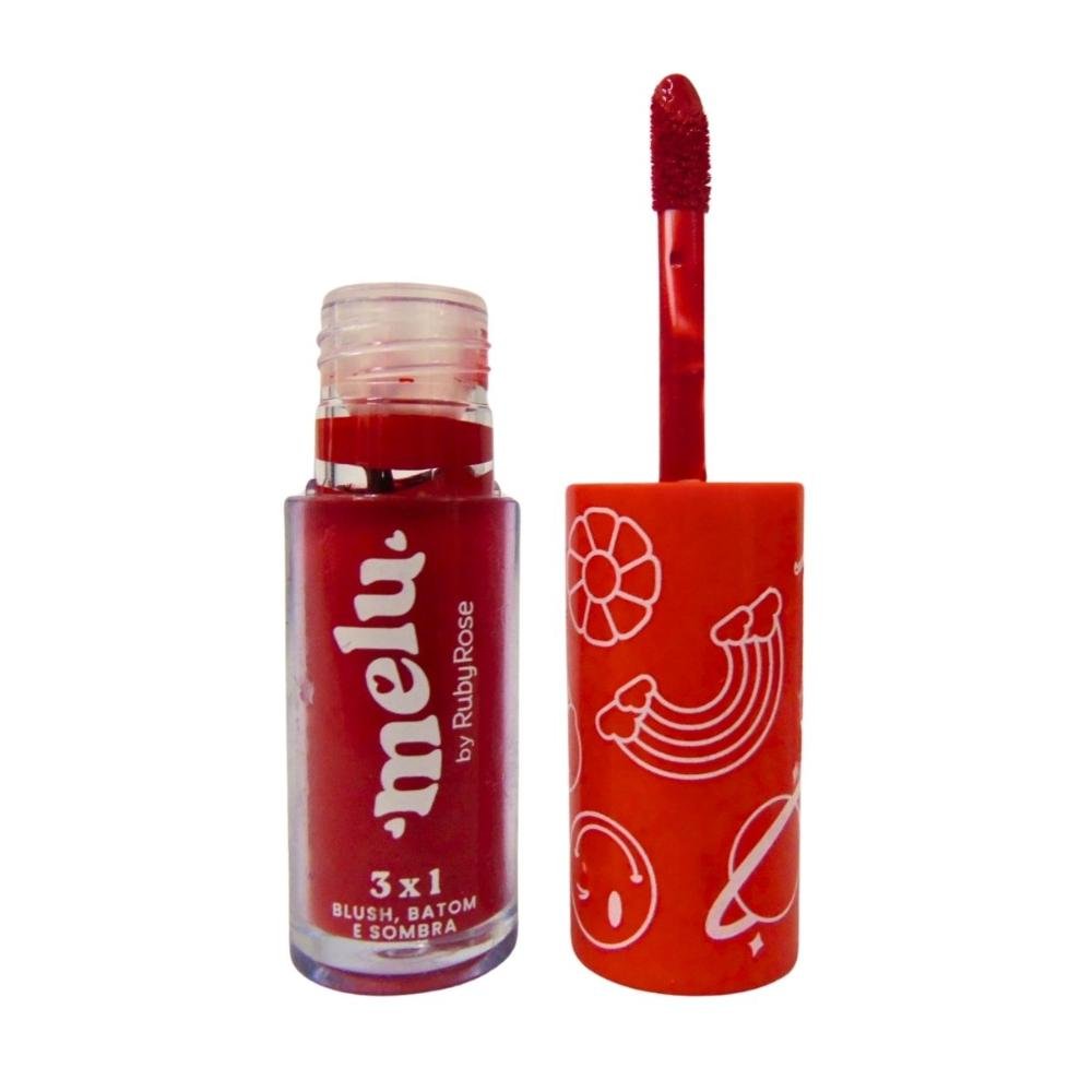 Blush, Batom e Sombra 3x1 Melu By Ruby Rose Sweetheart 03 Sweetheart 03 3