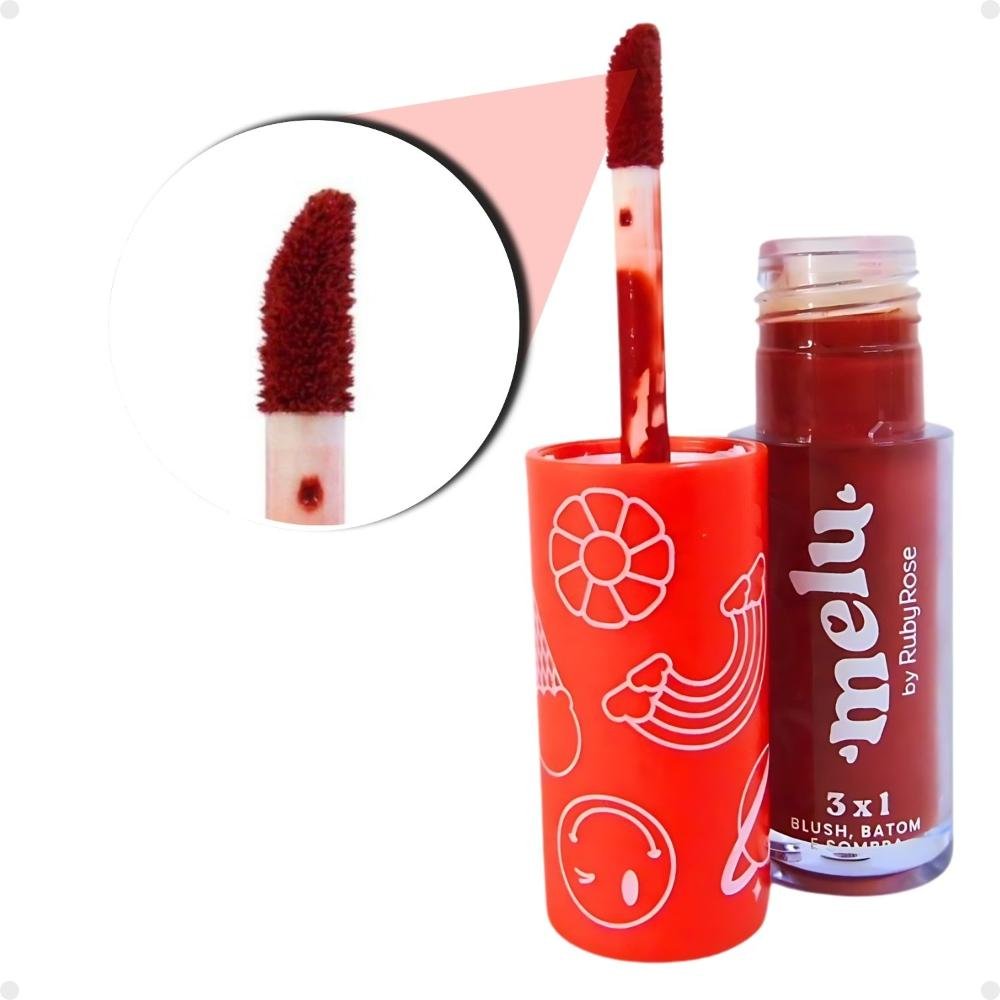 Blush, Batom e Sombra 3x1 Melu By Ruby Rose Summer Baby 06 Summer Baby 06 7