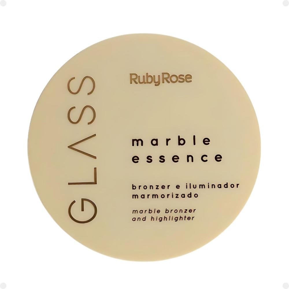 Bronzer e Iluminador Marmorizado Ruby Rose Glass Marble Essence Royalty Mb02 Hb-f1605-2 Royalty 5