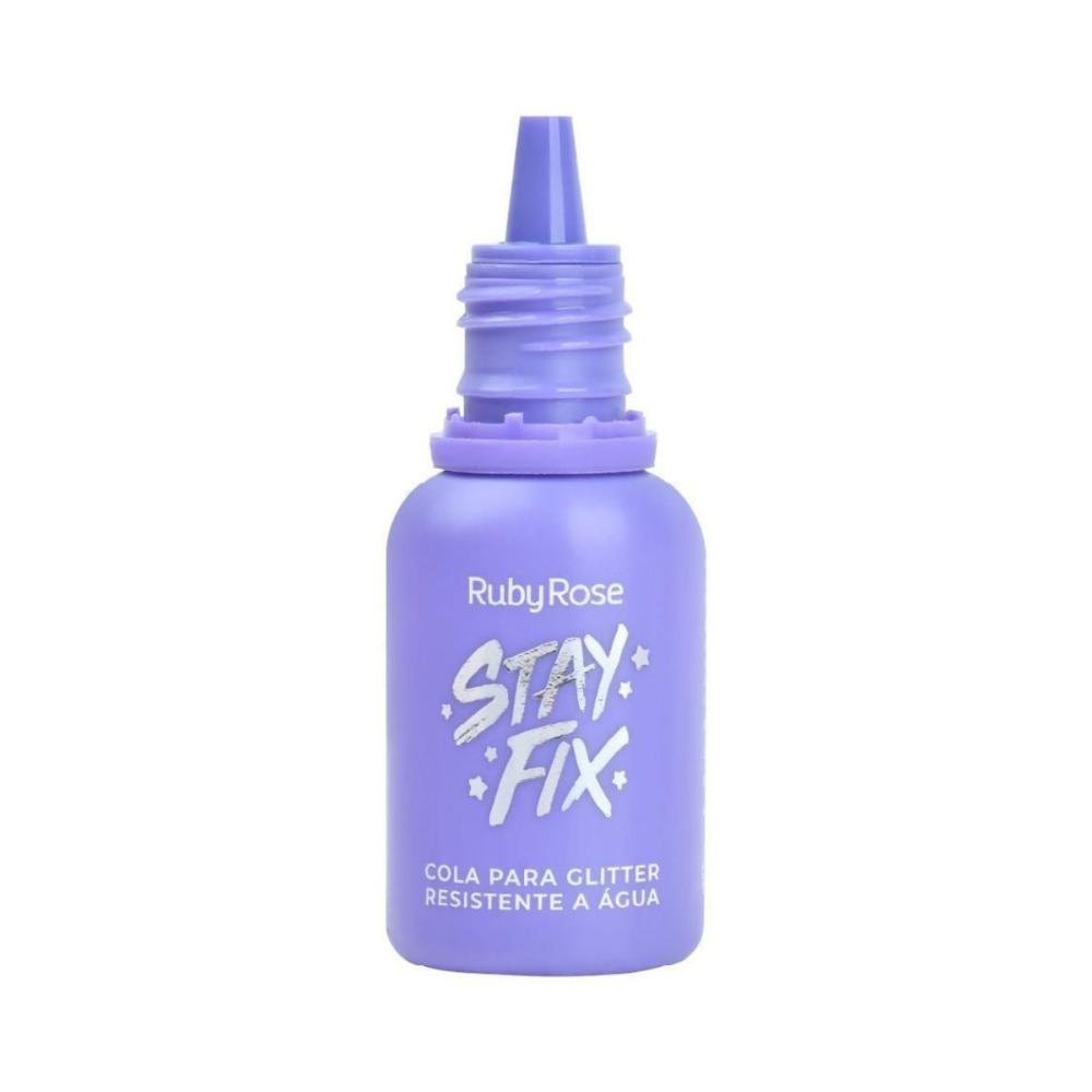 Cola Para Glitter Ruby Rose Stay Fix Resistente À Água 10ml 10ml 3