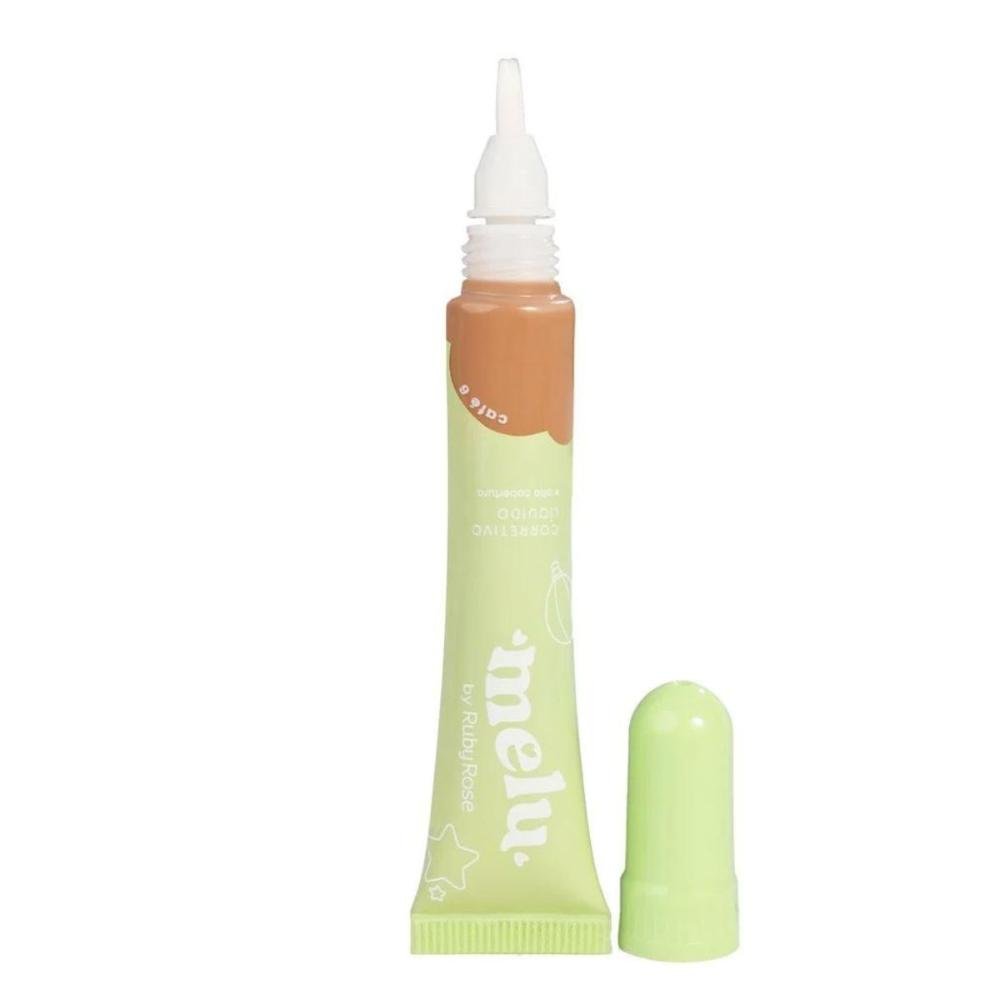 Corretivo Líquido Melu By Ruby Rose Alta Cobertura Café 6 Hb-8105 11ml Café 6 3