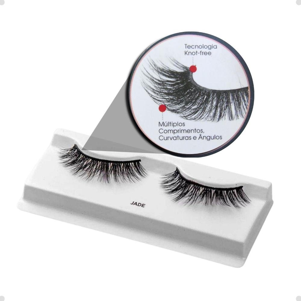 Cílios Postiços Bruna Tavares Kiss Ny Minx Effect Design Jade Ref.kbt02br Preto 3