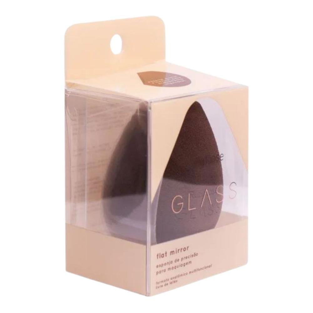 Esponja de Precisão Ruby Rose Glass Flat Mirror ÚNICO 6