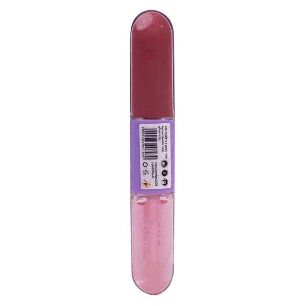 Gloss + Batom Líquido Duo Ruby Rose Ld04 9,6g Ld04 4