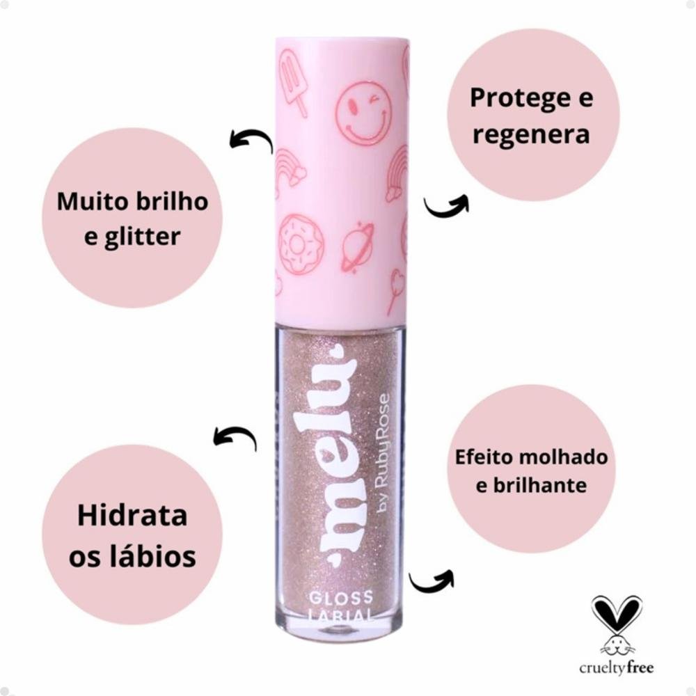 Gloss Labial Melu By Ruby Rose Churros 3,4ml Churros 2