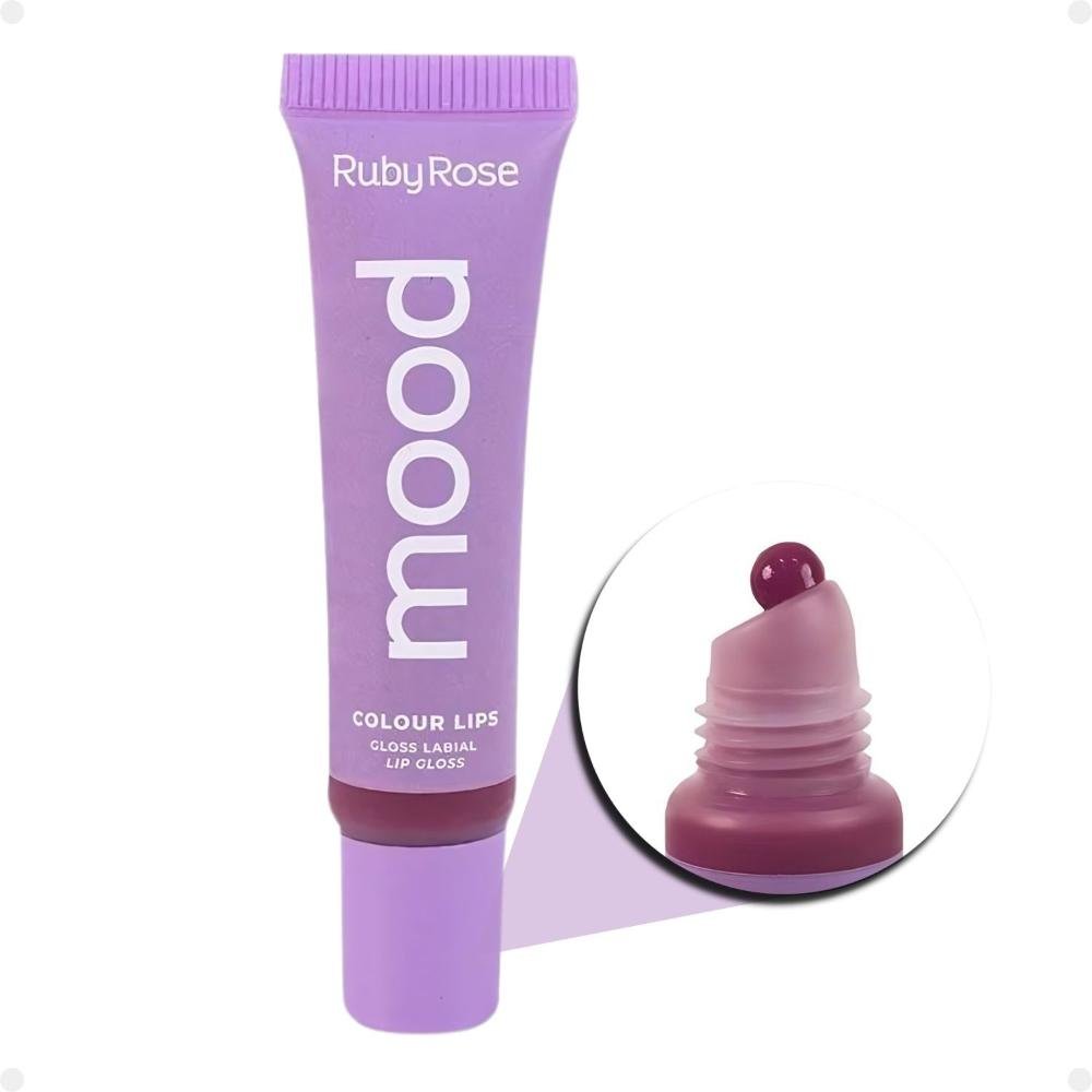Gloss Labial Ruby Rose Mood Colour Lips Modern Hb-7201-5 Modern 1