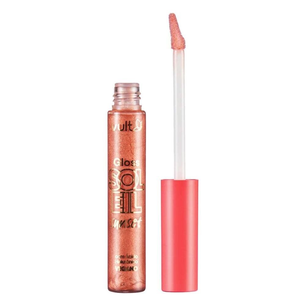 Gloss Labial Vult Soleil Sunset Ácido Hialurônico Praiana 5,2ml Praiana 4