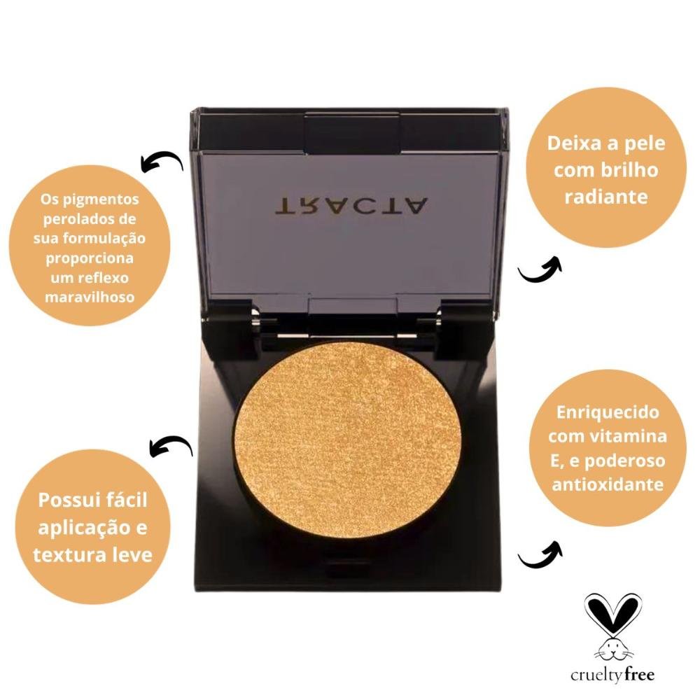 Iluminador Compacto Glowing Tracta Precious 5,5g Precious 2