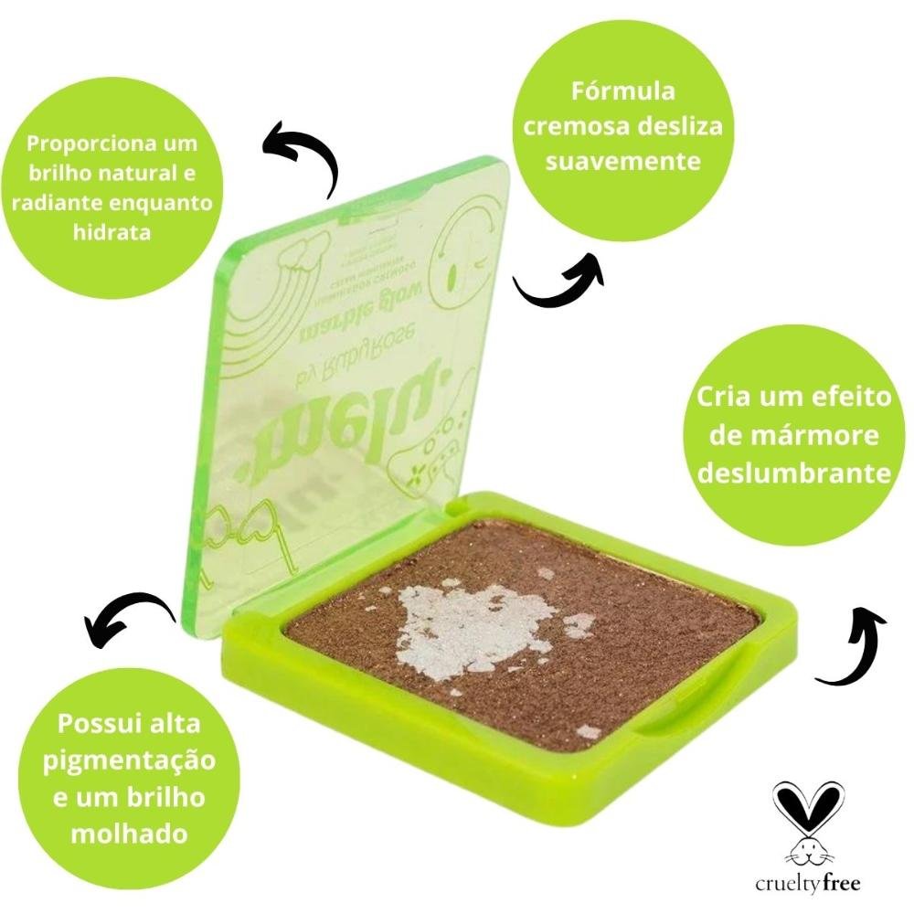 Iluminador Cremoso Melu By Ruby Rose Marble Glow Golden Hour 11g Golden Hour 2