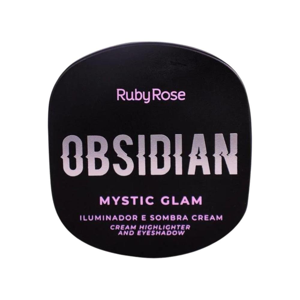Iluminador e Sombra Cream Ruby Rose Obsidian Mystic Glam Quartz Hb-2600-3 Quartz 3